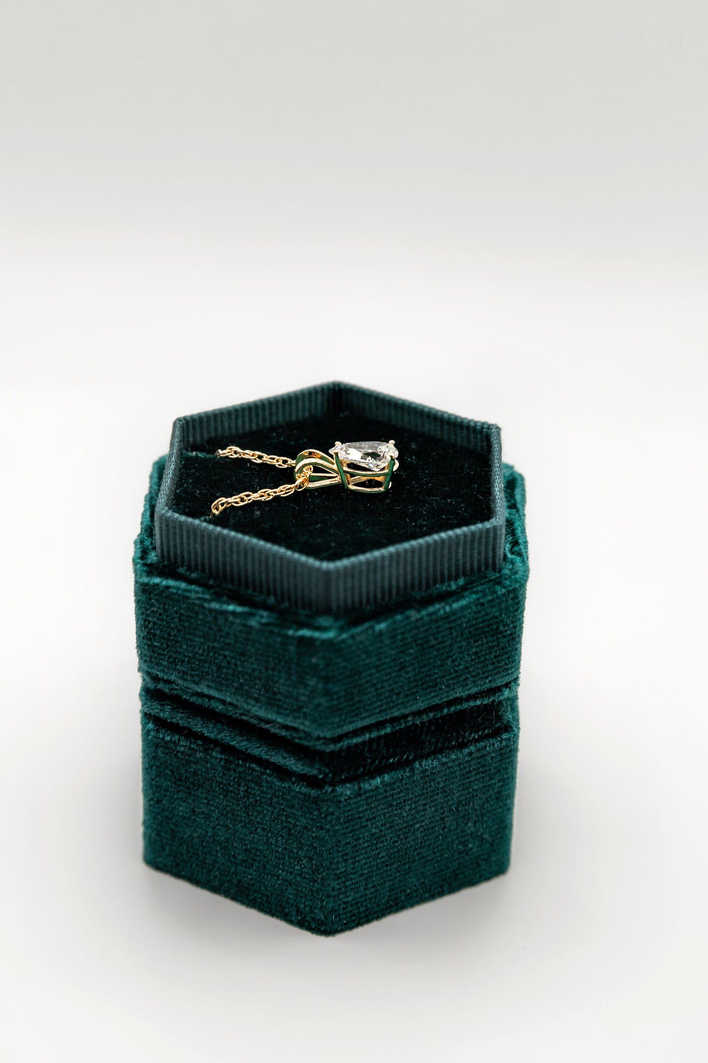Pear Shaped Lab Diamond Pendant