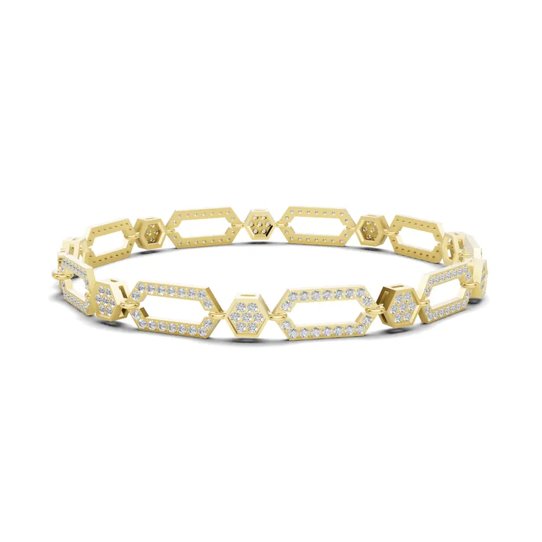 Apex Hex Link Bracelet