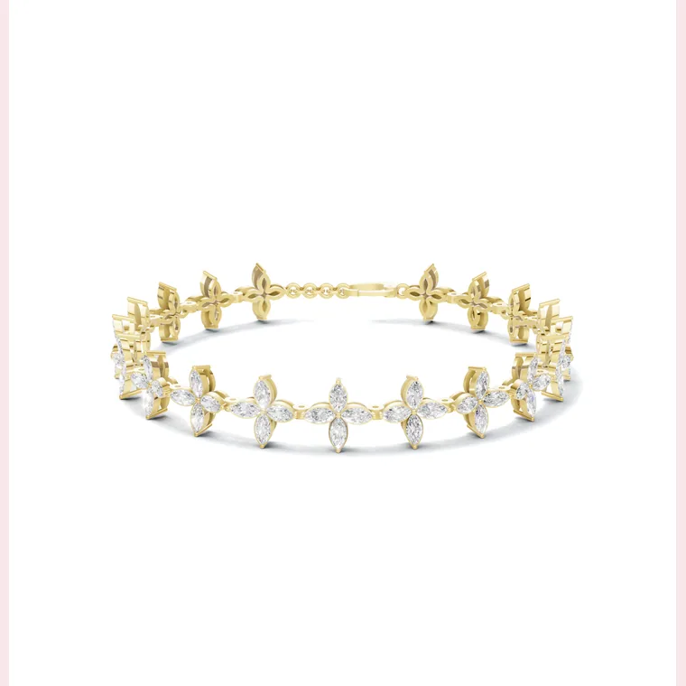 Lunaria Bloom Diamond Bracelet