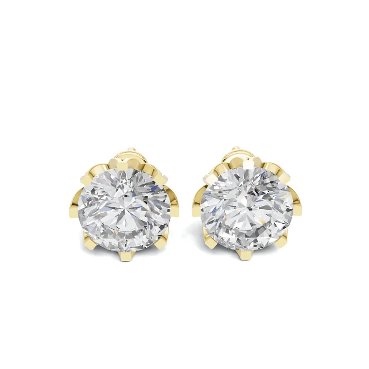 Floral Halo Studs