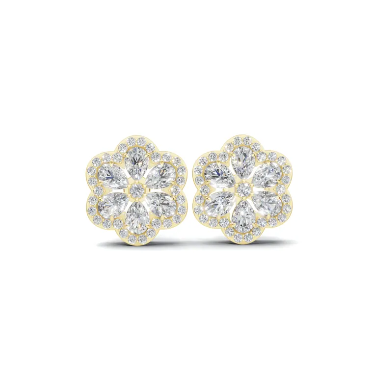 Petal Halo Studs