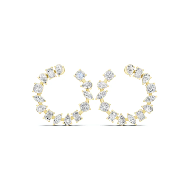 Diamond Fusion Hoops