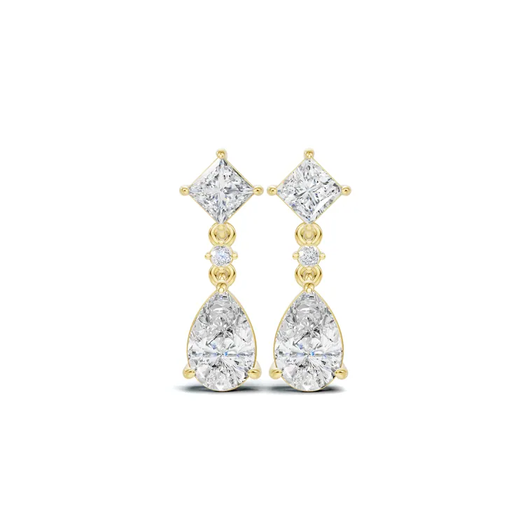 Radiant Drop Duo Earrings