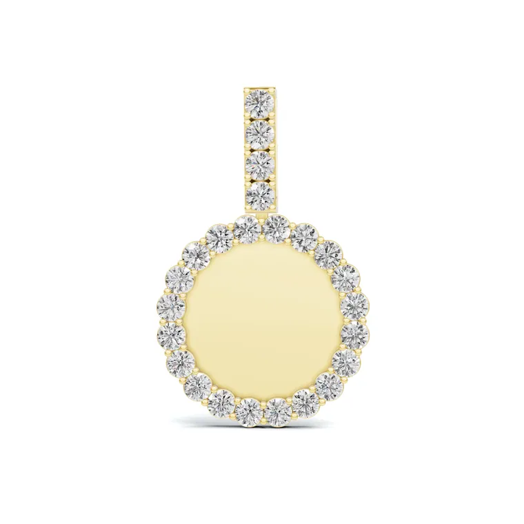 Royal Halo Circle Pendant