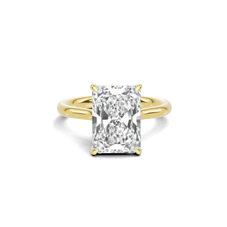 Aurelion Crossband Solitaire Ring