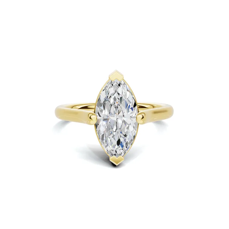 Marquise Grace Solitaire Ring