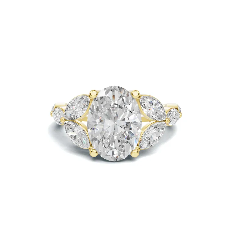 Solvane Oval Embrace Ring